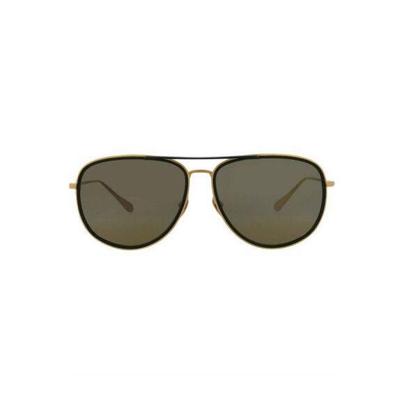 Maui Jim Aviator-Frame Titanium Nylon Sunglasses Gold Unisex-Adult - Picture 1 of 6